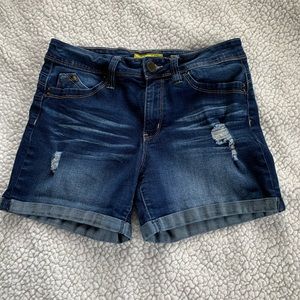 Dark Wash 5 inch shorts